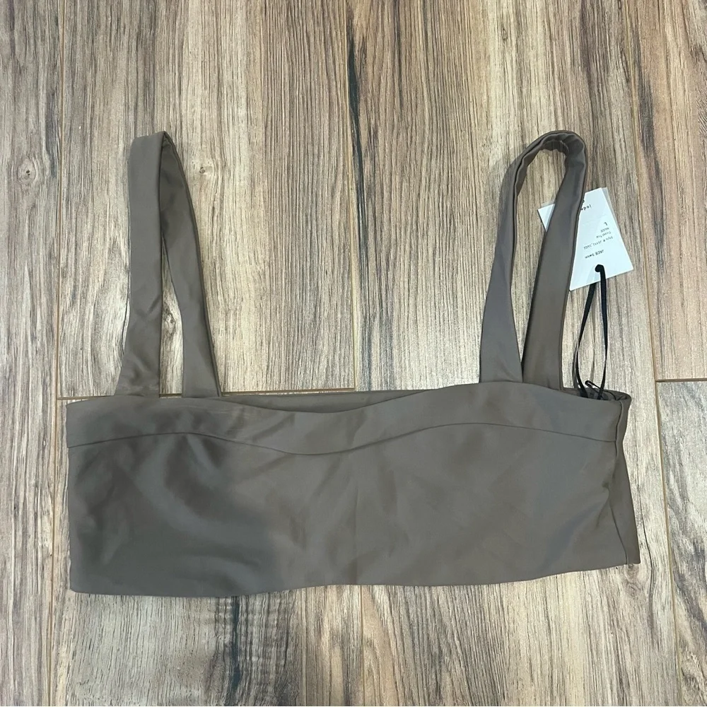 NWT Jade Swim Coast Swim Top in Nude